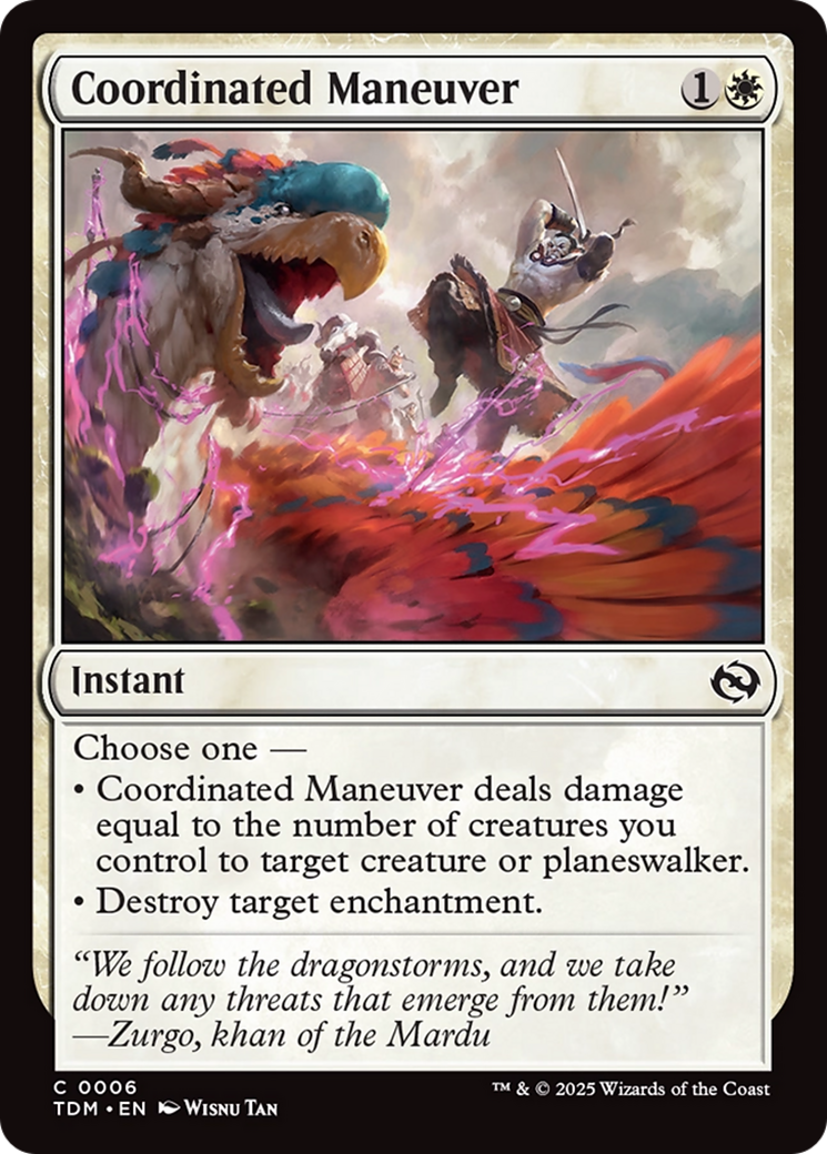 Coordinated Maneuver [Tarkir: Dragonstorm] | Gear Gaming Bentonville