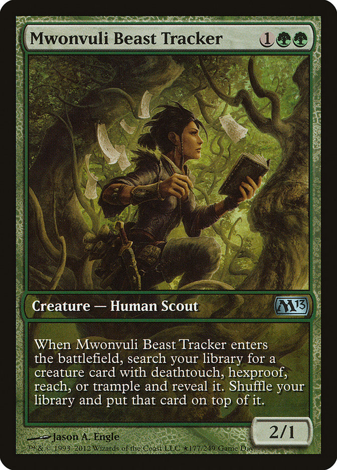 Mwonvuli Beast Tracker (Game Day) [Magic 2013 Promos] | Gear Gaming Bentonville