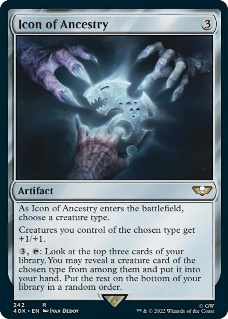 Icon of Ancestry (Surge Foil) [Warhammer 40,000] | Gear Gaming Bentonville