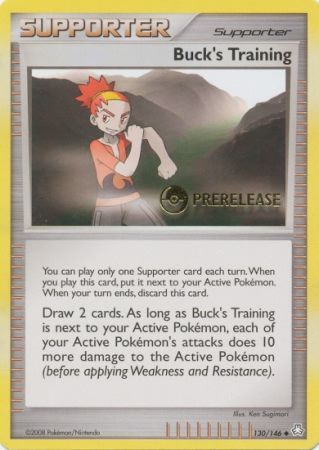 Bucks Training (130/146) (Prerelease Promo) [Diamond & Pearl: Legends Awakened] | Gear Gaming Bentonville