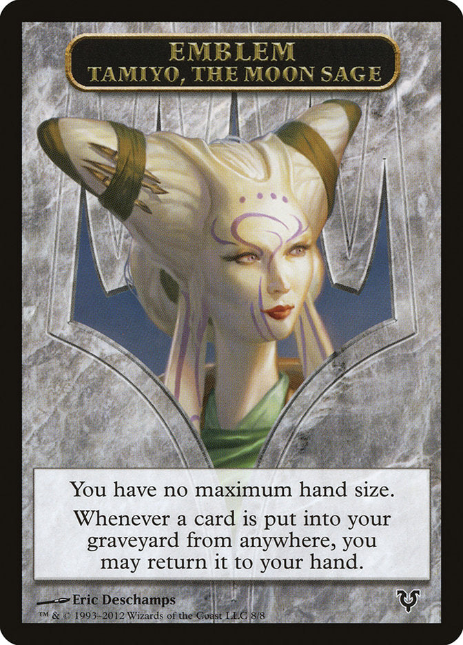 Tamiyo, the Moon Sage Emblem [Avacyn Restored Tokens] | Gear Gaming Bentonville