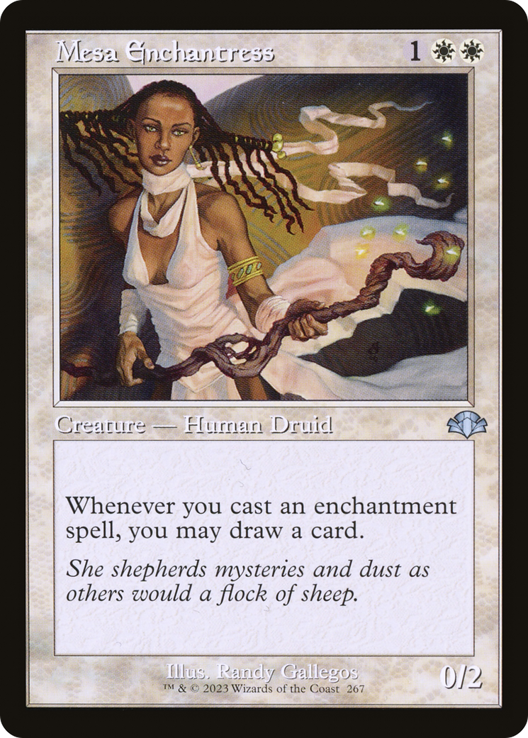 Mesa Enchantress (Retro) [Dominaria Remastered] | Gear Gaming Bentonville
