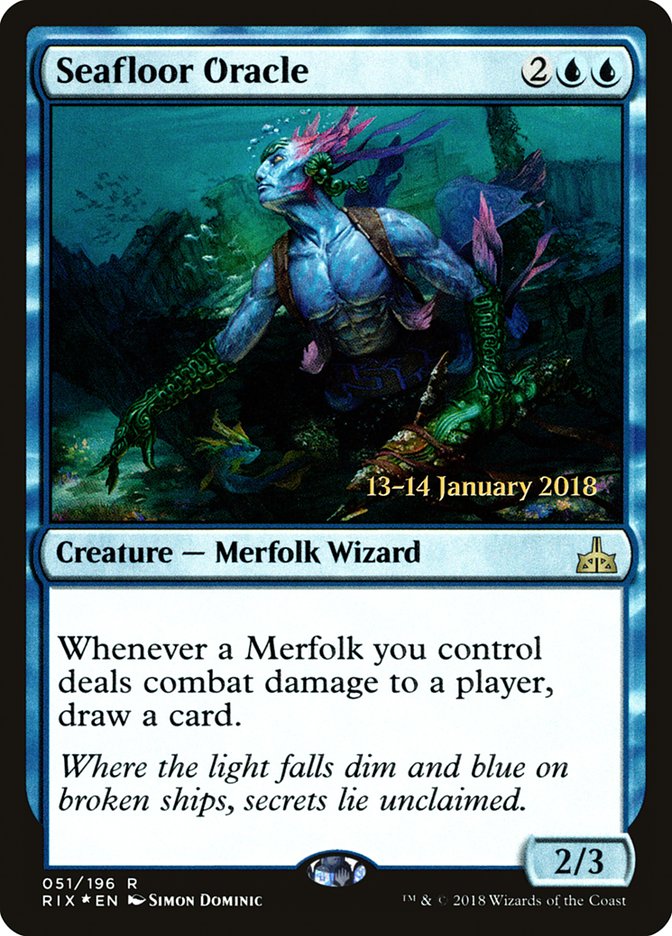 Seafloor Oracle [Rivals of Ixalan Prerelease Promos] | Gear Gaming Bentonville