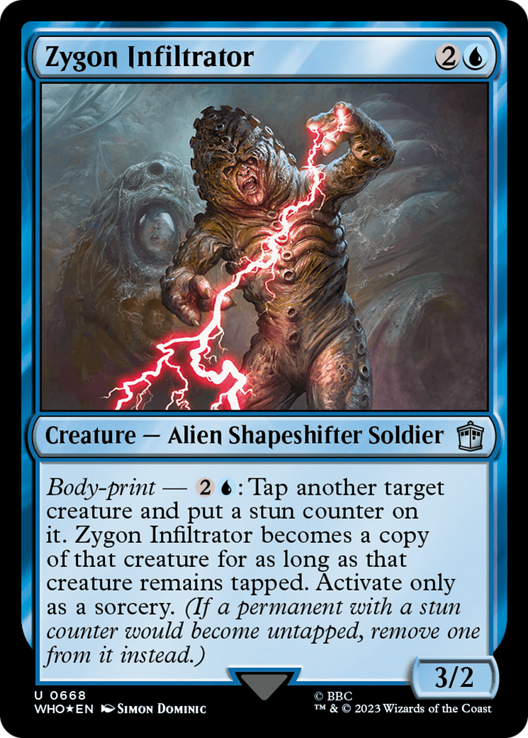 Zygon Infiltrator (Surge Foil) [Doctor Who] | Gear Gaming Bentonville