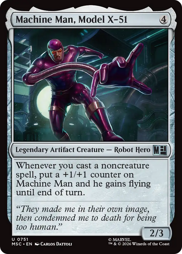 Machine Man, Model X-51 [Marvel Super Heroes Commander] | Gear Gaming Bentonville