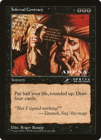 Infernal Contract (Oversized) [Oversize Cards] | Gear Gaming Bentonville