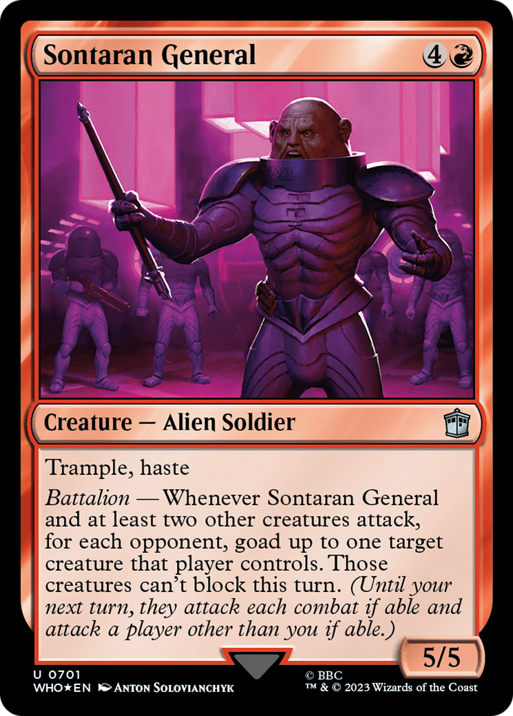 Sontaran General (Surge Foil) [Doctor Who] | Gear Gaming Bentonville