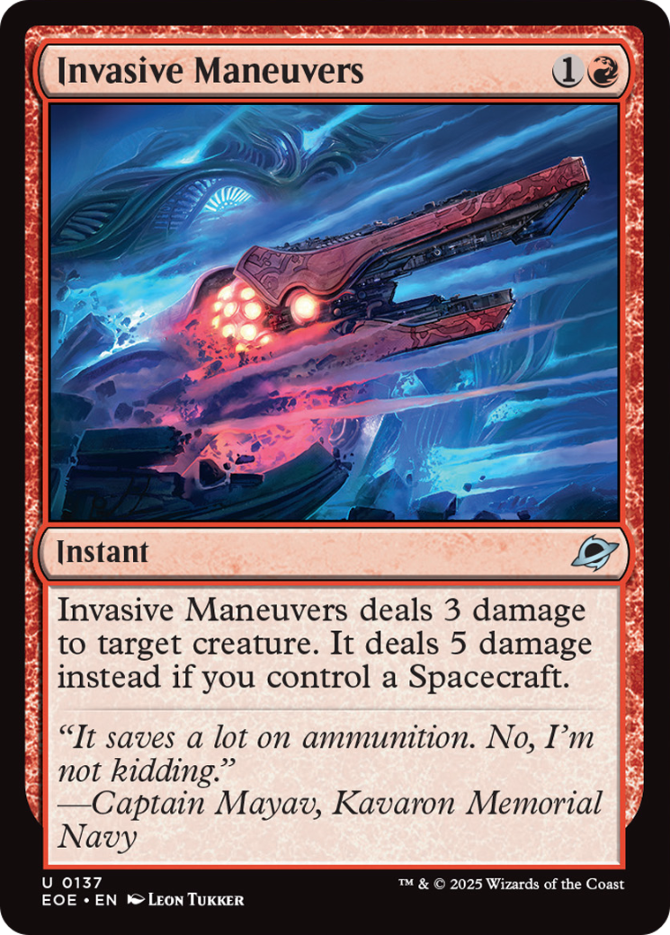 Invasive Maneuvers [Edge of Eternities] | Gear Gaming Bentonville