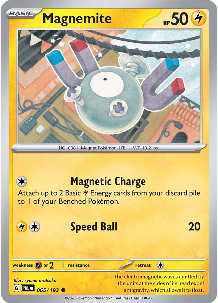 Magnemite (065/193) [Scarlet & Violet: Paldea Evolved] | Gear Gaming Bentonville