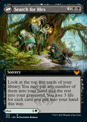 Blex, Vexing Pest // Search for Blex (Extended Art) [Strixhaven: School of Mages] | Gear Gaming Bentonville