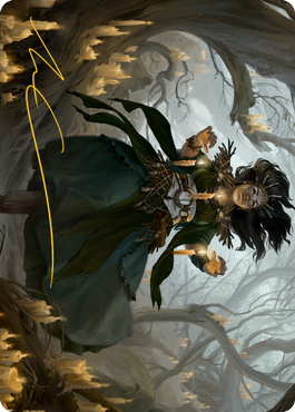 Candlegrove Witch 1 Art Card (Gold-Stamped Signature) [Innistrad: Midnight Hunt Art Series] | Gear Gaming Bentonville