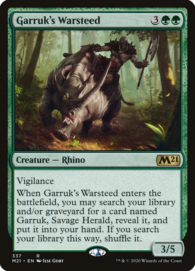 Garruk's Warsteed [Core Set 2021] | Gear Gaming Bentonville