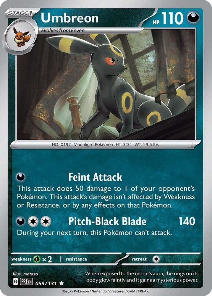 Umbreon (059/131) [Scarlet & Violet: Prismatic Evolutions] | Gear Gaming Bentonville