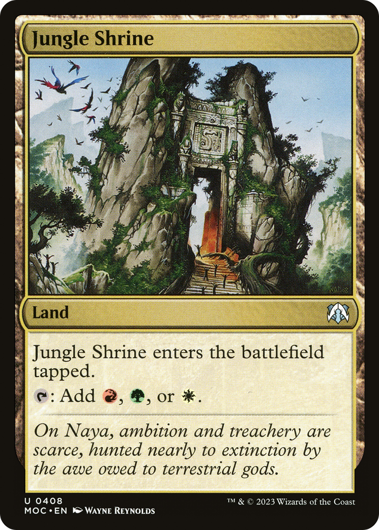 Jungle Shrine [March of the Machine Commander] | Gear Gaming Bentonville