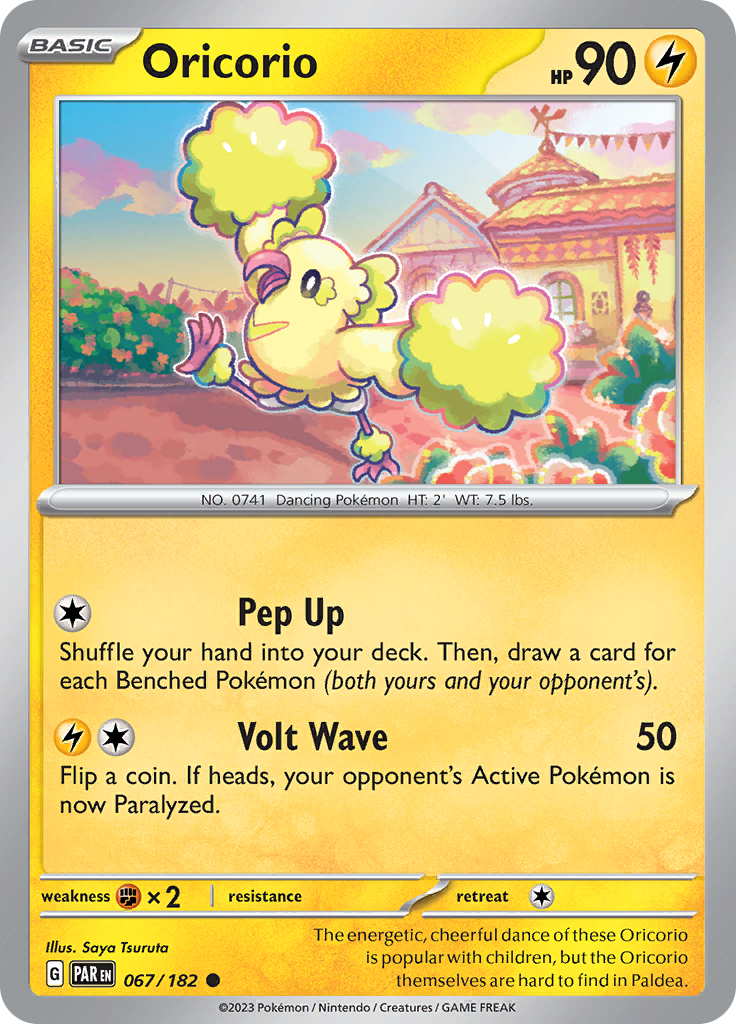 Oricorio (067/182) [Scarlet & Violet: Paradox Rift] | Gear Gaming Bentonville