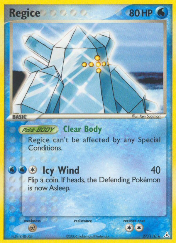 Regice (27/110) [EX: Holon Phantoms] | Gear Gaming Bentonville