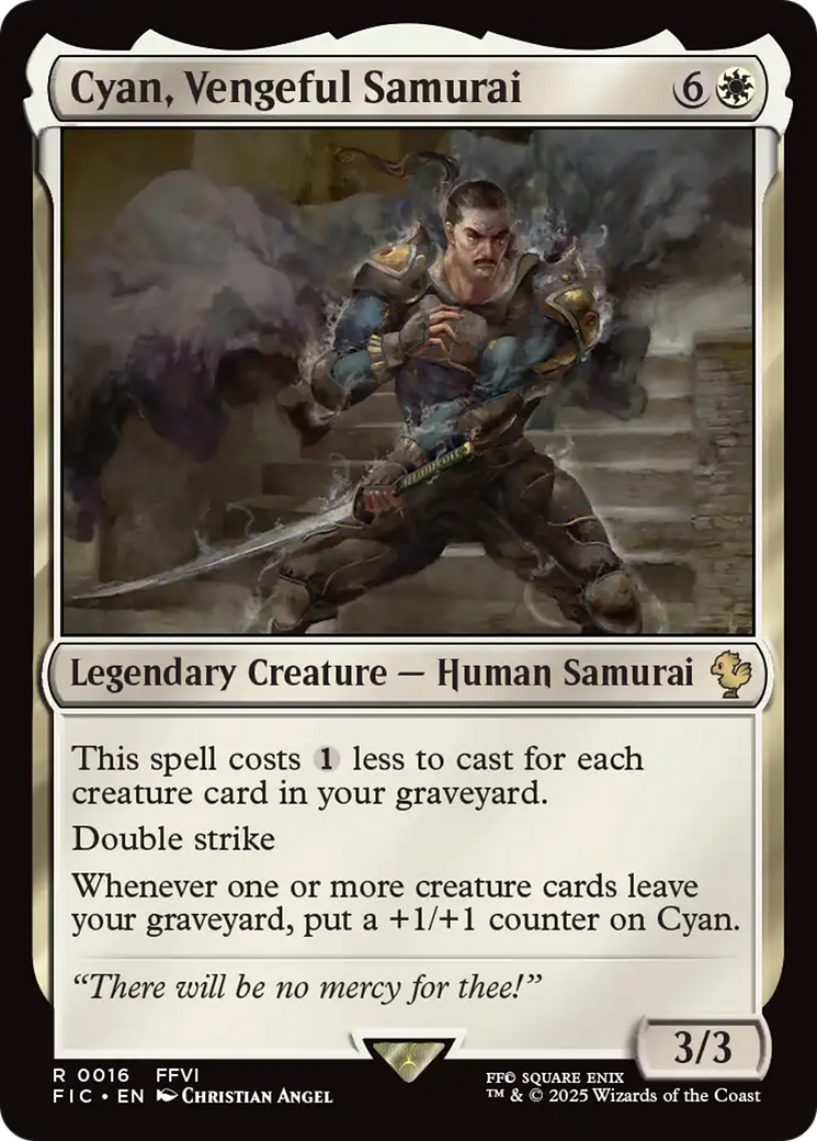 Cyan, Vengeful Samurai [FINAL FANTASY Commander] | Gear Gaming Bentonville