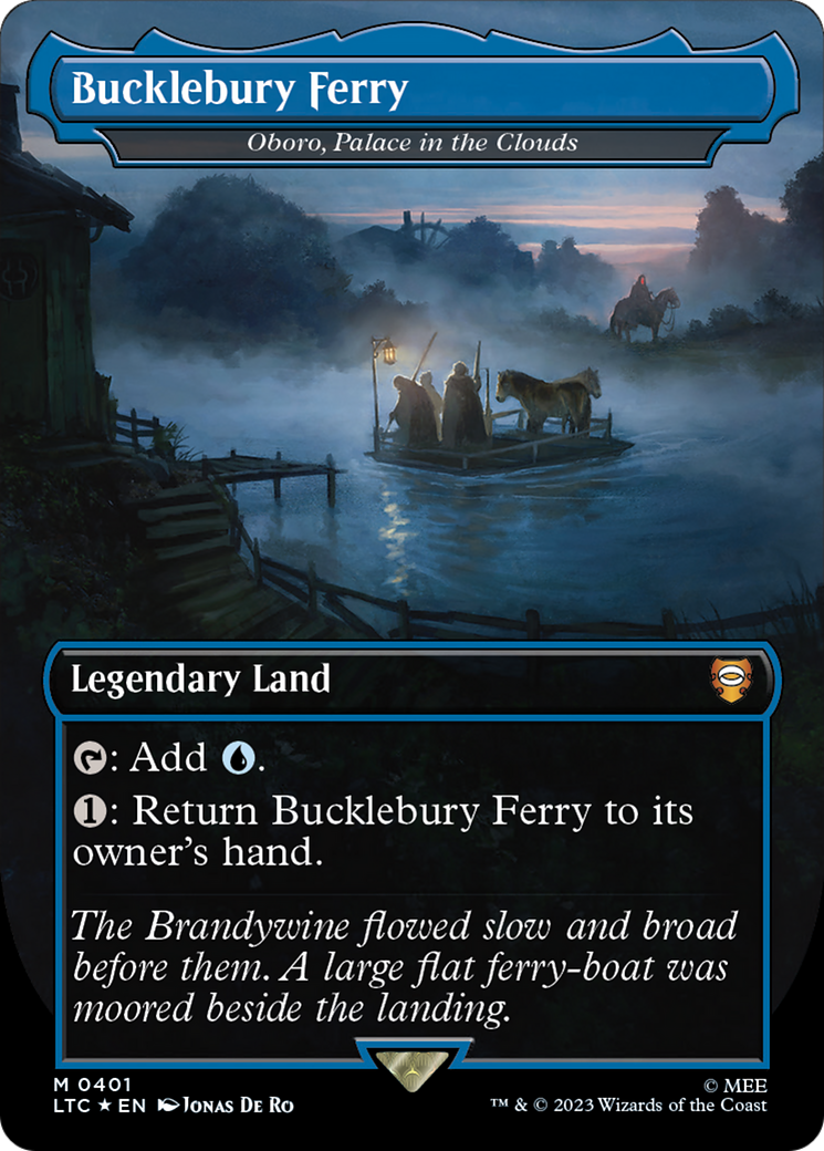 Bucklebury Ferry - Oboro, Palace in the Clouds (Surge Foil Realms and Relics) [The Lord of the Rings: Tales of Middle-Earth Commander] | Gear Gaming Bentonville