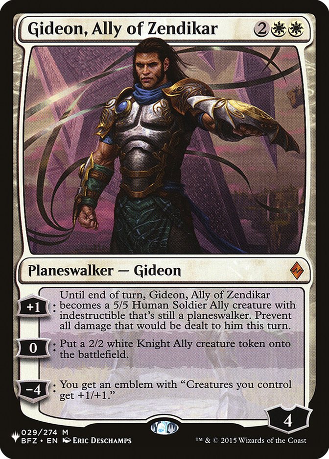 Gideon, Ally of Zendikar [The List] | Gear Gaming Bentonville