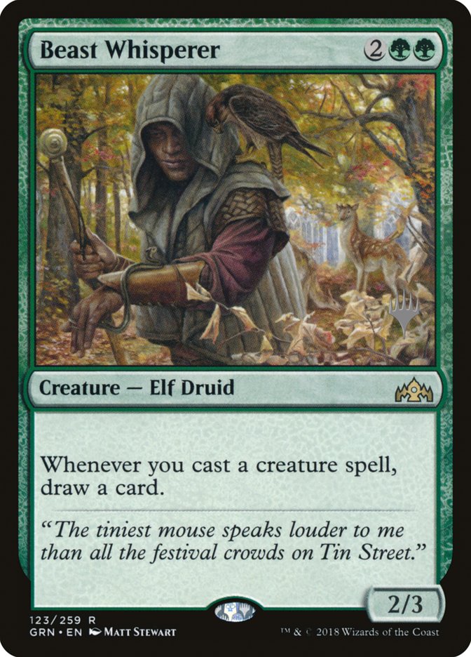 Beast Whisperer (Promo Pack) [Guilds of Ravnica Promos] | Gear Gaming Bentonville
