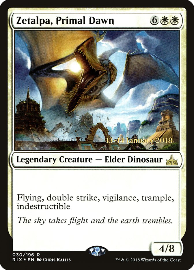 Zetalpa, Primal Dawn [Rivals of Ixalan Prerelease Promos] | Gear Gaming Bentonville