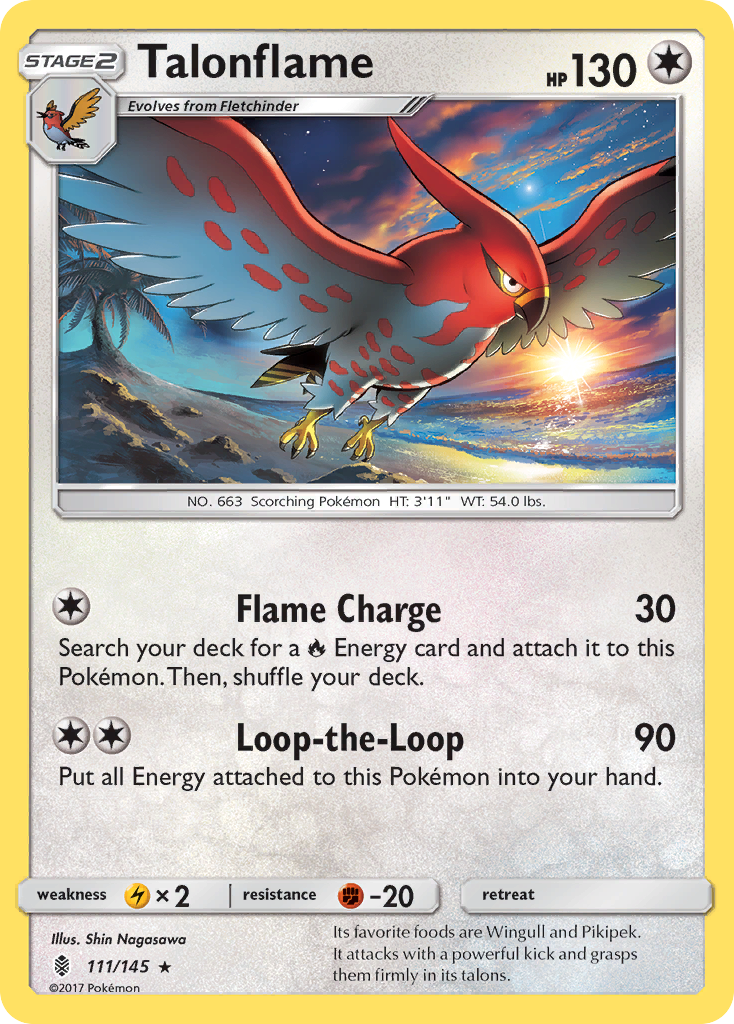 Talonflame (111/145) [Sun & Moon: Guardians Rising] | Gear Gaming Bentonville