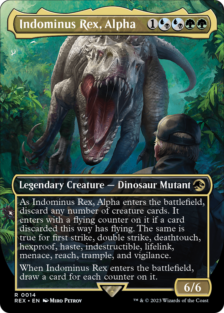 Indominus Rex, Alpha (Borderless) [Jurassic World Collection] | Gear Gaming Bentonville