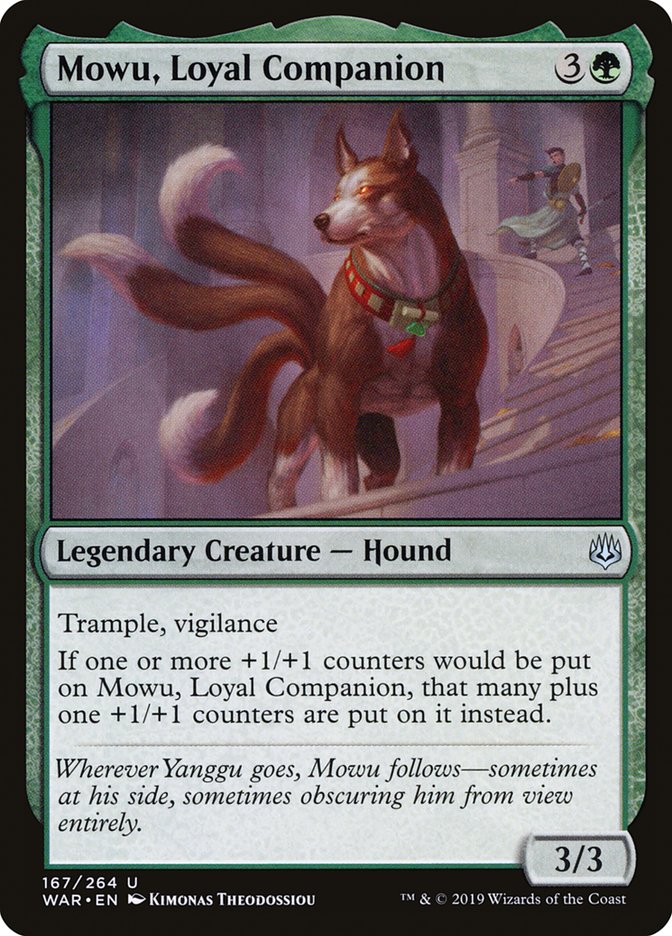 Mowu, Loyal Companion [War of the Spark] | Gear Gaming Bentonville