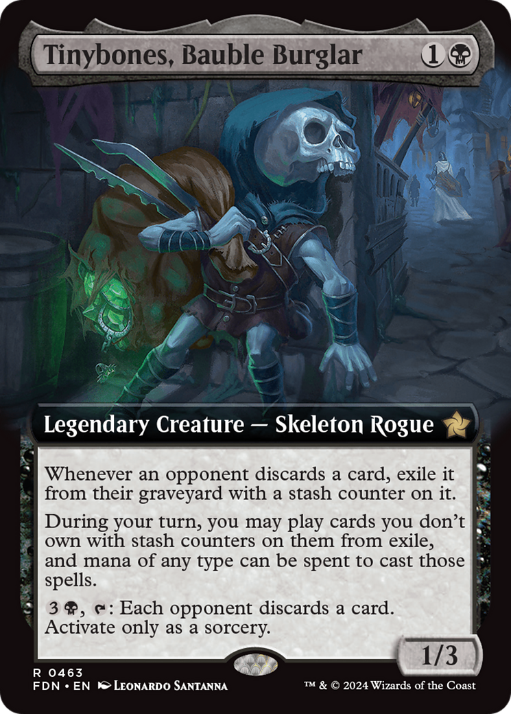 Tinybones, Bauble Burglar (Extended Art) [Foundations] | Gear Gaming Bentonville