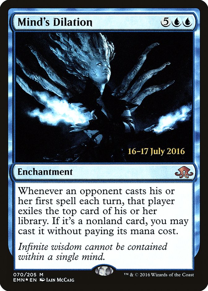 Mind's Dilation [Eldritch Moon Prerelease Promos] | Gear Gaming Bentonville