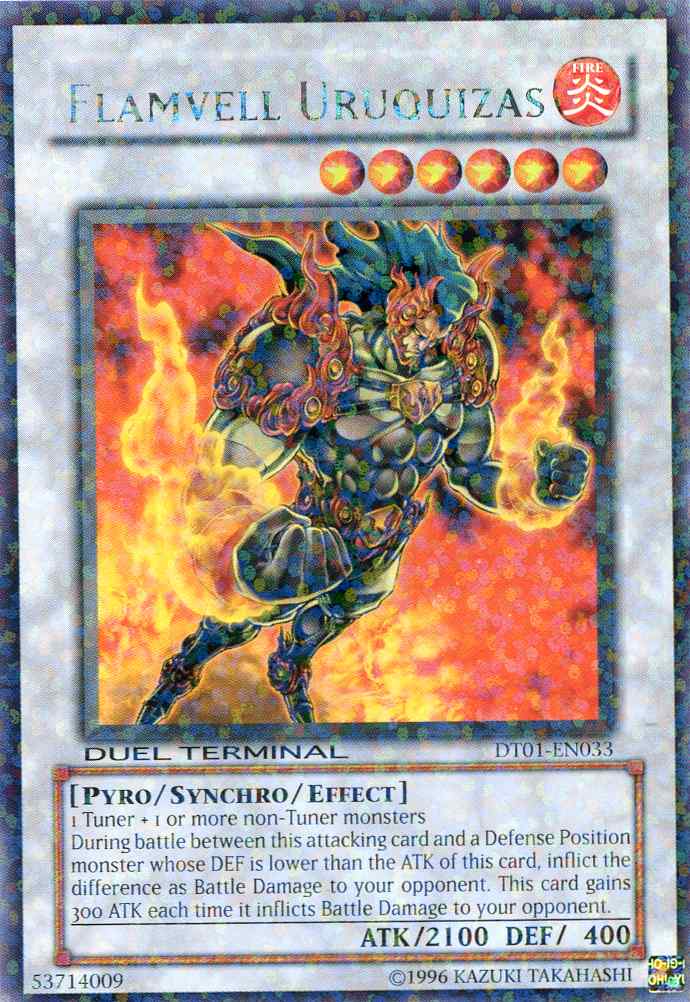 Flamvell Uruquizas [DT01-EN033] Rare | Gear Gaming Bentonville