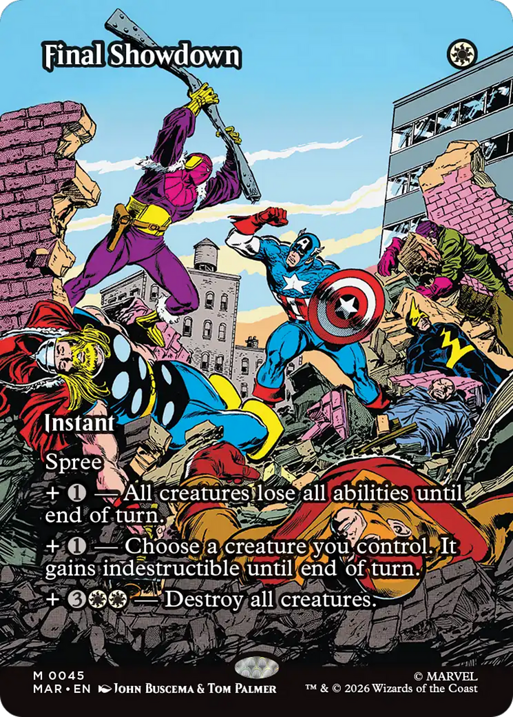 Final Showdown (Borderless) [Marvel Universe: Eternal-Legal] | Gear Gaming Bentonville