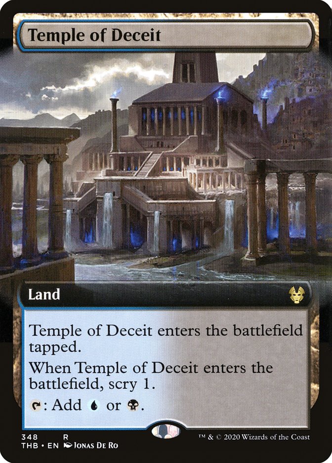 Temple of Deceit (Extended Art) [Theros Beyond Death] | Gear Gaming Bentonville