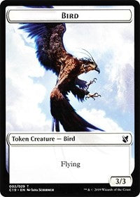Bird (002) // Sculpture Double-Sided Token [Commander 2019 Tokens] | Gear Gaming Bentonville