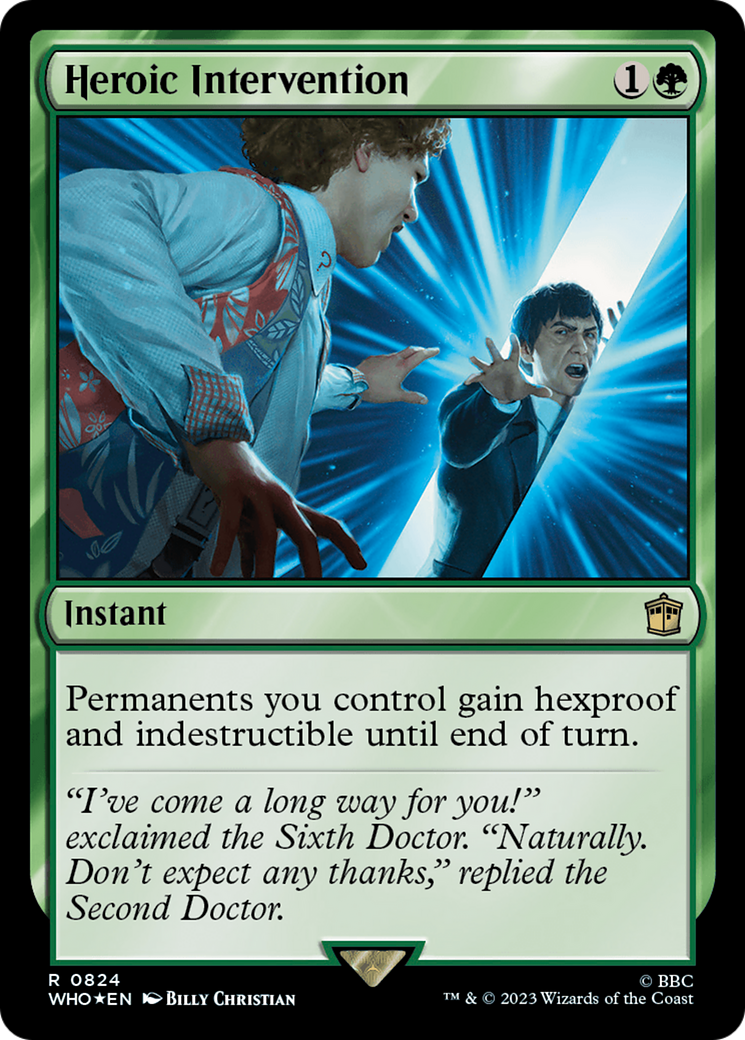 Heroic Intervention (Surge Foil) [Doctor Who] | Gear Gaming Bentonville