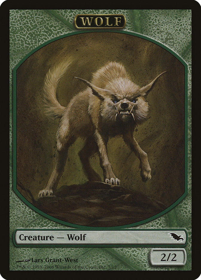 Wolf Token [Shadowmoor Tokens] | Gear Gaming Bentonville