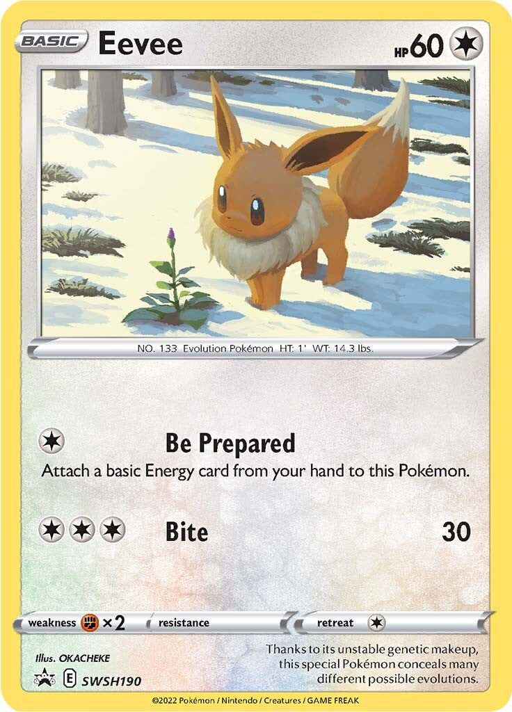 Eevee (SWSH190) [Sword & Shield: Black Star Promos] | Gear Gaming Bentonville