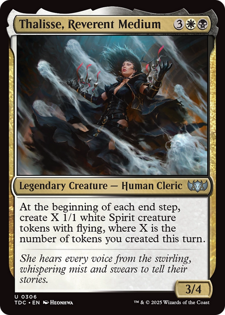 Thalisse, Reverent Medium [Tarkir: Dragonstorm Commander] | Gear Gaming Bentonville