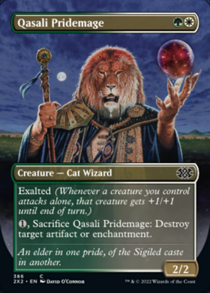 Qasali Pridemage (Borderless Alternate Art) [Double Masters 2022] | Gear Gaming Bentonville