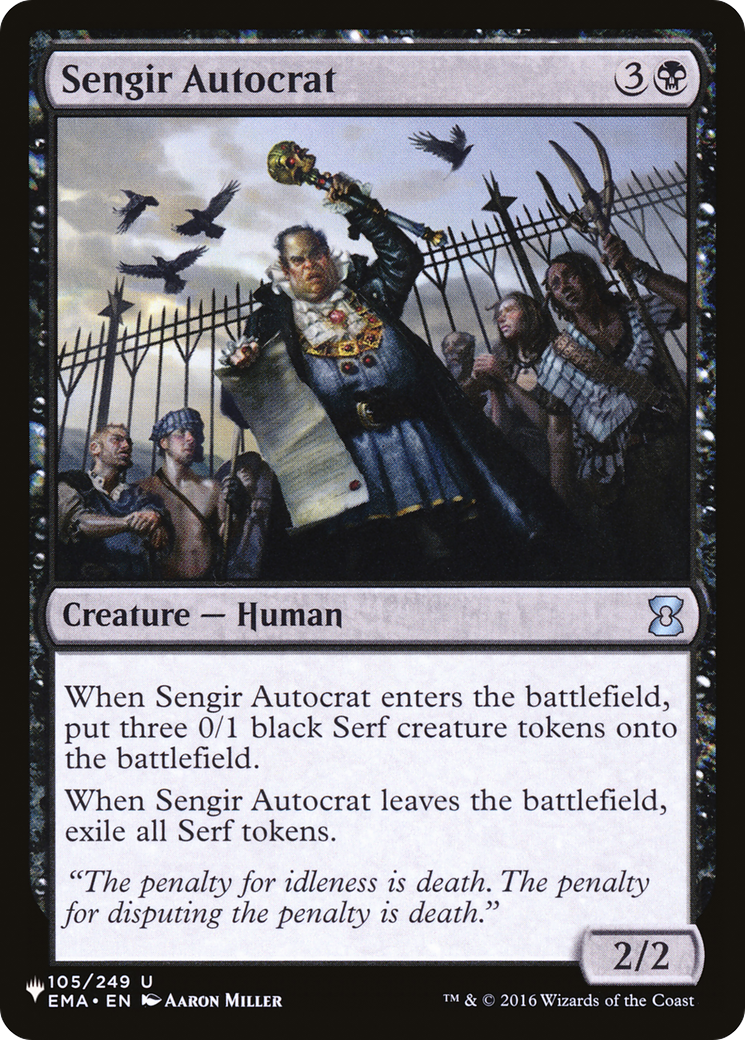 Sengir Autocrat [The List Reprints] | Gear Gaming Bentonville