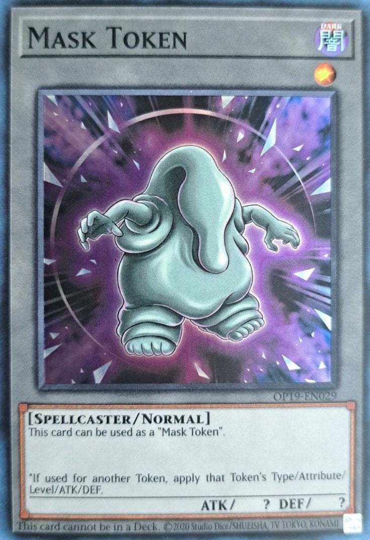 Mask Token [OP19-EN029] Super Rare | Gear Gaming Bentonville