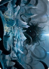 Icebreaker Kraken Art Card (Gold-Stamped Signature) [Kaldheim Art Series] | Gear Gaming Bentonville