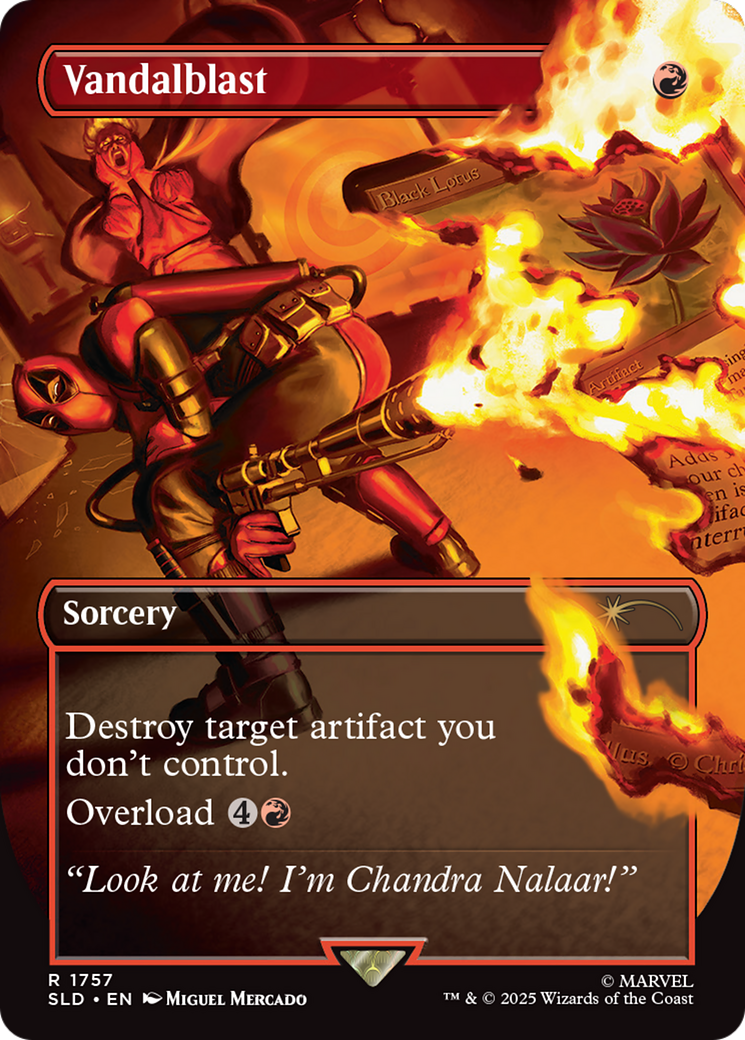 Vandalblast (1757) (Rainbow Foil) [Secret Lair Drop Series] | Gear Gaming Bentonville