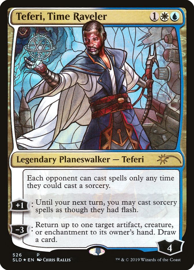 Teferi, Time Raveler (Stained Glass) [Secret Lair Drop Promos] | Gear Gaming Bentonville