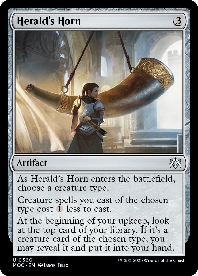 Herald's Horn [March of the Machine Commander] | Gear Gaming Bentonville