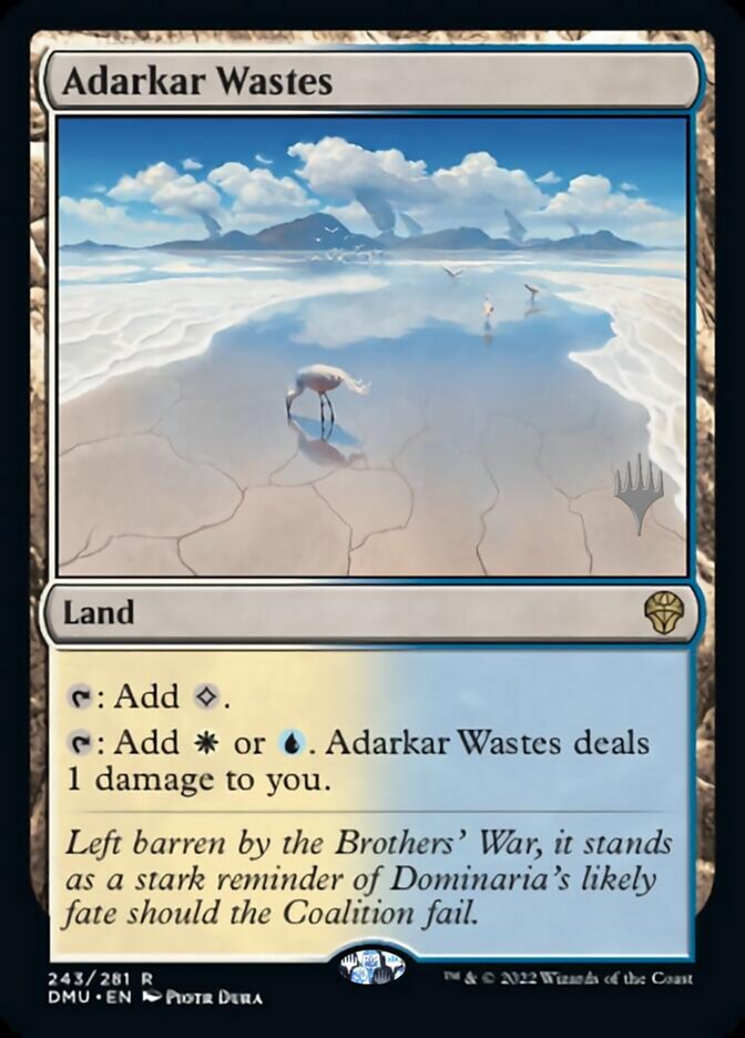 Adarkar Wastes (Promo Pack) [Dominaria United Promos] | Gear Gaming Bentonville