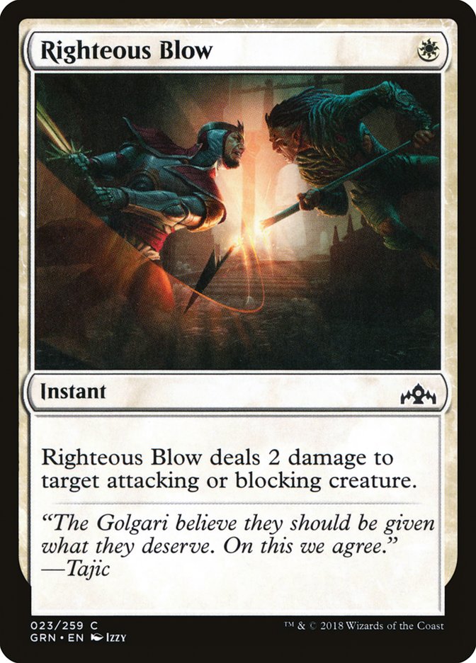 Righteous Blow [Guilds of Ravnica] | Gear Gaming Bentonville