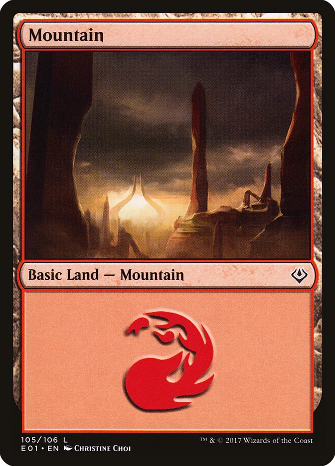 Mountain (105) [Archenemy: Nicol Bolas] | Gear Gaming Bentonville
