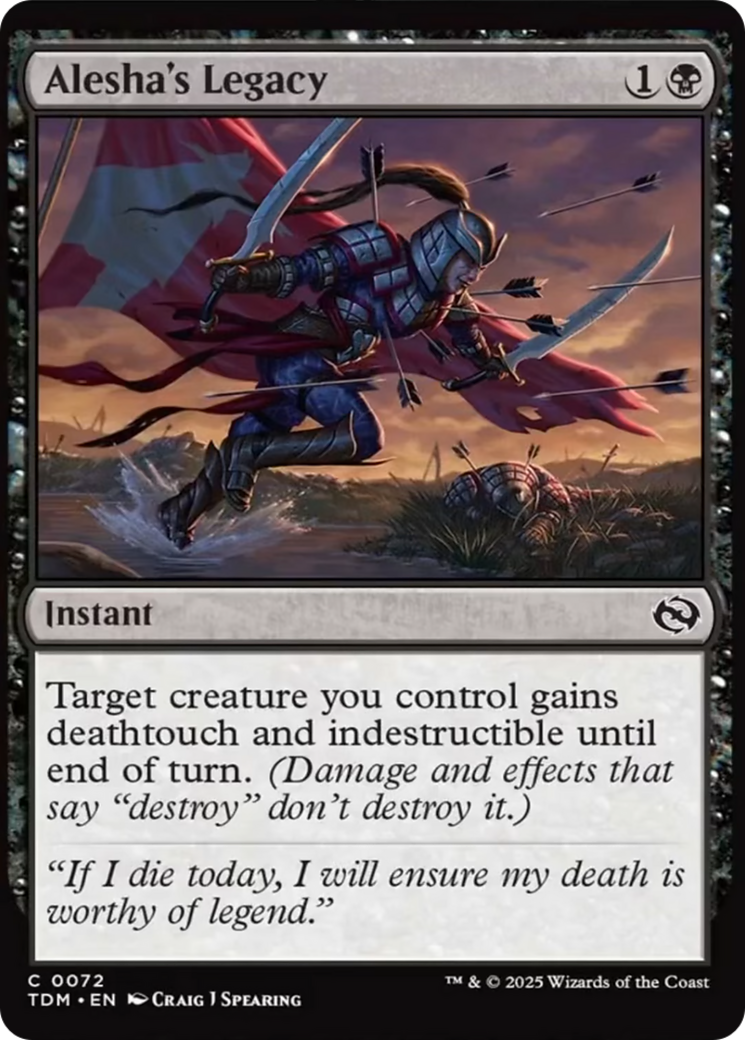 Alesha's Legacy [Tarkir: Dragonstorm] | Gear Gaming Bentonville