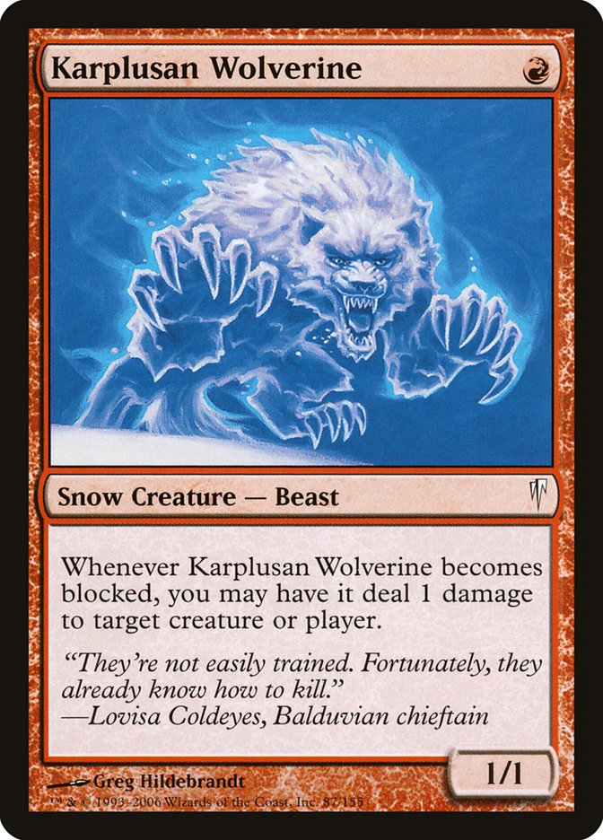 Karplusan Wolverine [Coldsnap] | Gear Gaming Bentonville